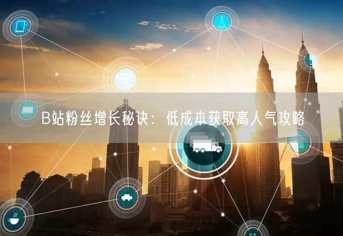 B站粉丝增长秘诀：低成本获取高人气攻略