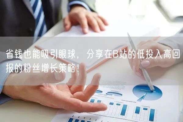 省钱也能吸引眼球，分享在B站的低投入高回报的粉丝增长策略！