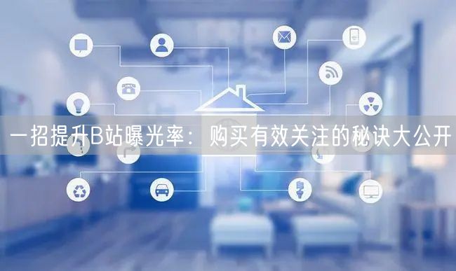 一招提升B站曝光率：购买有效关注的秘诀大公开
