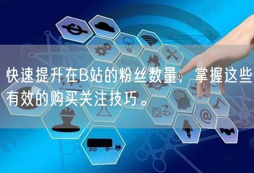 快速提升在B站的粉丝数量，掌握这些有效的购买关注技巧。
