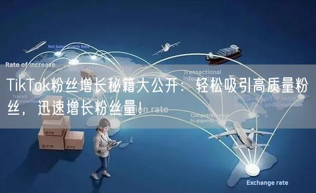 TikTok粉丝增长秘籍大公开：轻松吸引高质量粉丝，迅速增长粉丝量！