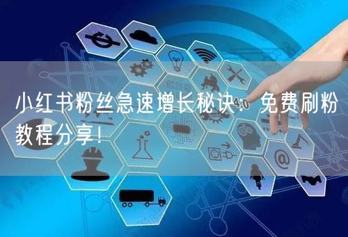 小红书粉丝急速增长秘诀：免费刷粉教程分享！