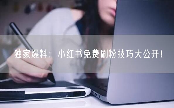 独家爆料：小红书免费刷粉技巧大公开！