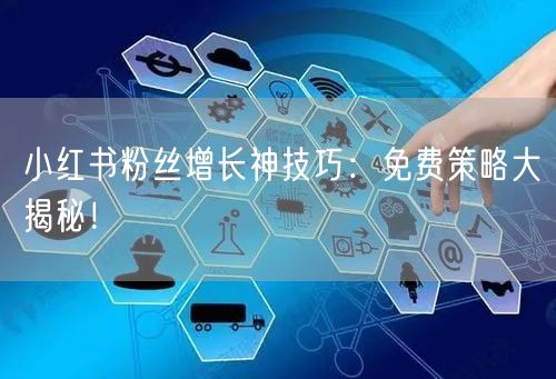 小红书粉丝增长神技巧：免费策略大揭秘！