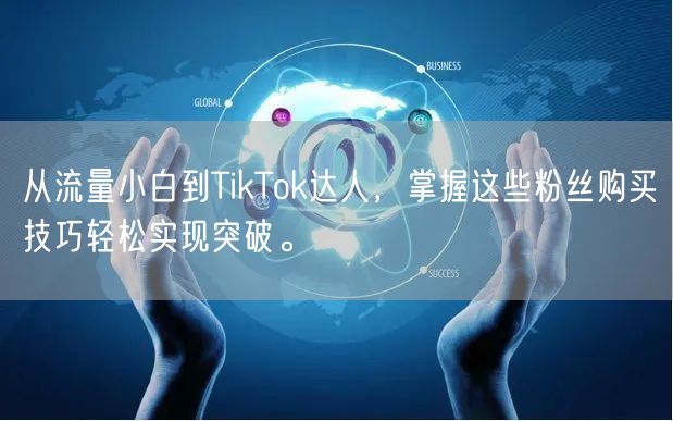 从流量小白到TikTok达人，掌握这些粉丝购买技巧轻松实现突破。