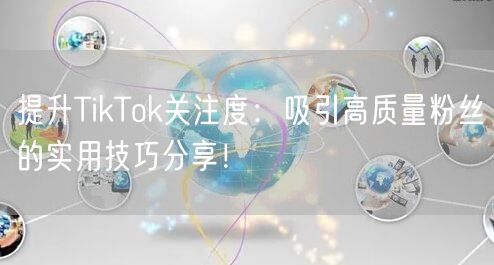 提升TikTok关注度：吸引高质量粉丝的实用技巧分享！