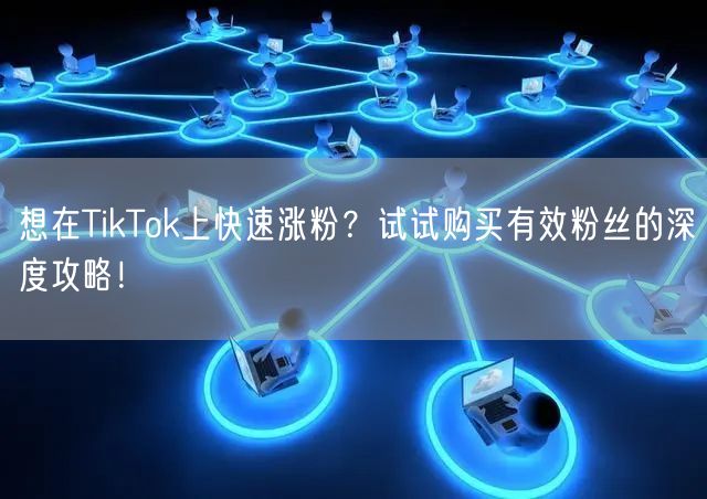 想在TikTok上快速涨粉？试试购买有效粉丝的深度攻略！