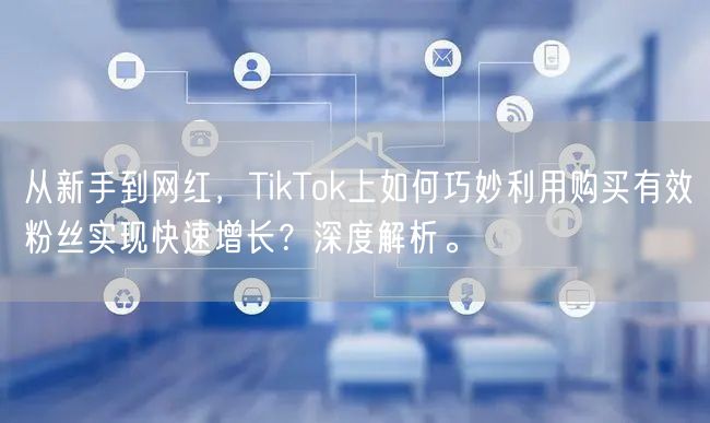 从新手到网红，TikTok上如何巧妙利用购买有效粉丝实现快速增长？深度解析。
