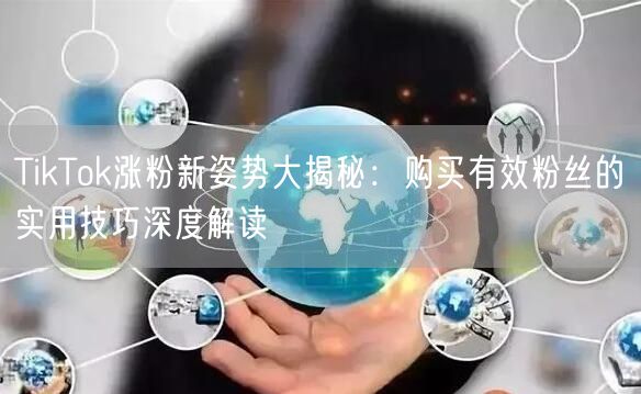 TikTok涨粉新姿势大揭秘：购买有效粉丝的实用技巧深度解读