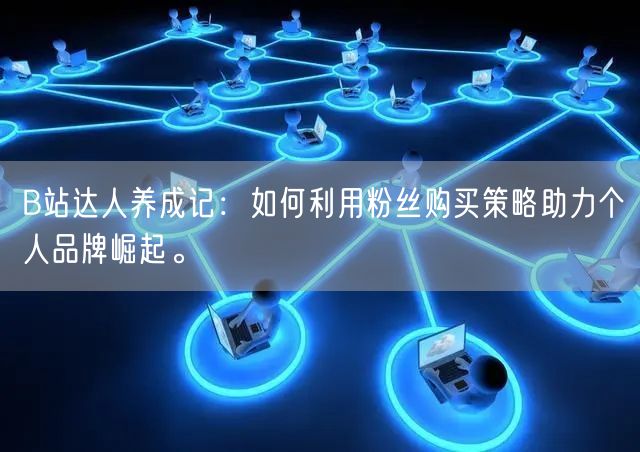 B站达人养成记：如何利用粉丝购买策略助力个人品牌崛起。