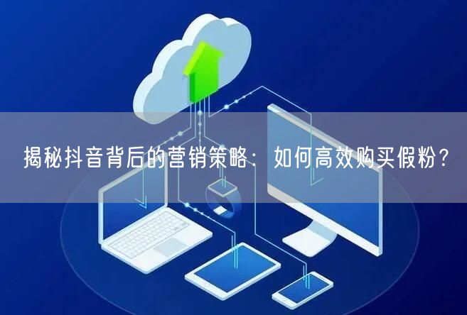 揭秘抖音背后的营销策略：如何高效购买假粉？
