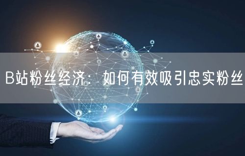 B站粉丝经济：如何有效吸引忠实粉丝