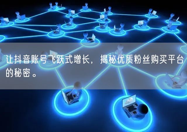 让抖音账号飞跃式增长，揭秘优质粉丝购买平台的秘密。
