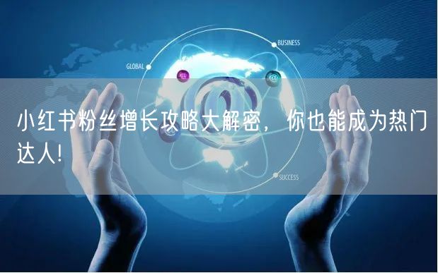 小红书粉丝增长攻略大解密，你也能成为热门达人!