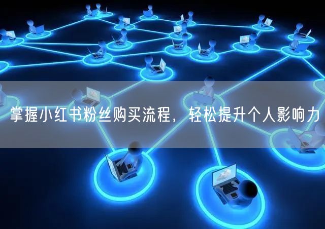掌握小红书粉丝购买流程，轻松提升个人影响力