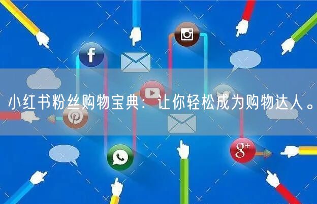 小红书粉丝购物宝典：让你轻松成为购物达人。