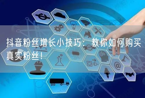 抖音粉丝增长小技巧：教你如何购买真实粉丝！