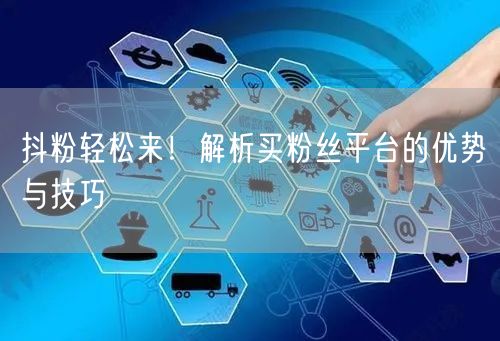 抖粉轻松来！解析买粉丝平台的优势与技巧