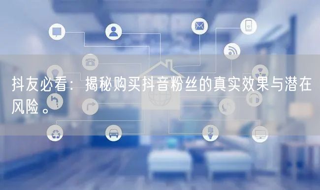 抖友必看：揭秘购买抖音粉丝的真实效果与潜在风险。